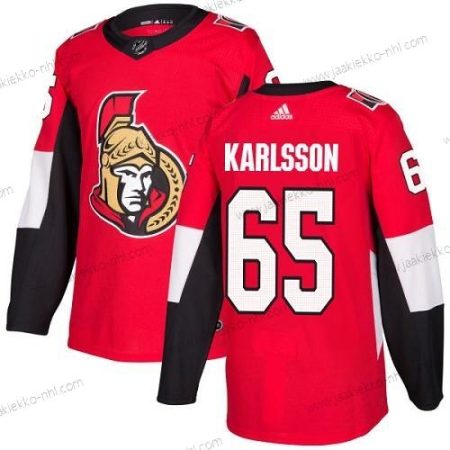 Adidas Miesten Ottawa Senators #65 Erik Karlsson Punainen Kotiottelupaita Aito Ommeltu NHL Paita