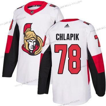 Adidas Miesten Ottawa Senators #78 Filip Chlapik Aito Valkoinen Kolmas paita NHL Paita