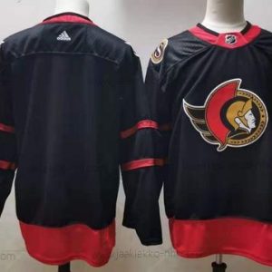 Adidas Miesten Ottawa Senators Tyhjä Musta 2020-21 Ommeltu NHL Paita