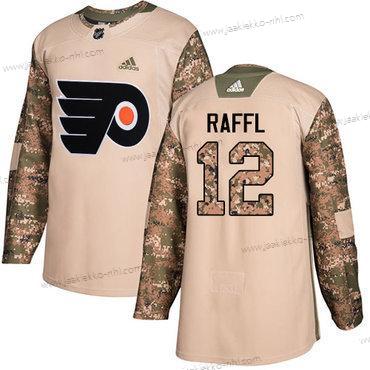 Adidas Miesten Philadelphia Flyers #12 Michael Raffl Maastokuvio Aito 2017 Veterans Day Ommeltu NHL Paita