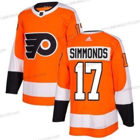 Adidas Miesten Philadelphia Flyers #17 Wayne Simmonds Oranssi Kotiottelupaita Aito Ommeltu NHL Paita