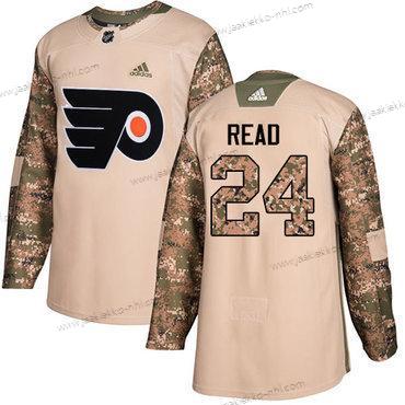 Adidas Miesten Philadelphia Flyers #24 Matt Read Maastokuvio Aito 2017 Veterans Day Ommeltu NHL Paita