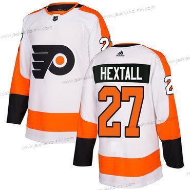 Adidas Miesten Philadelphia Flyers #27 Ron Hextall Valkoinen Aito Ommeltu NHL Paita