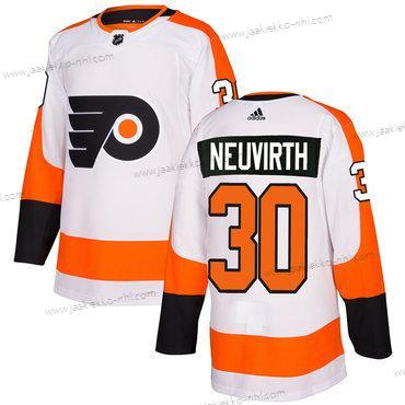 Adidas Miesten Philadelphia Flyers #30 Michal Neuvirth Valkoinen Aito Ommeltu NHL Paita