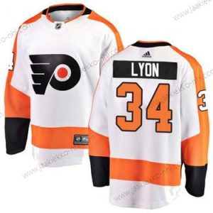 Adidas Miesten Philadelphia Flyers #34 Alex Lyon Kolmas paita Fanatics Valkoinen Paita