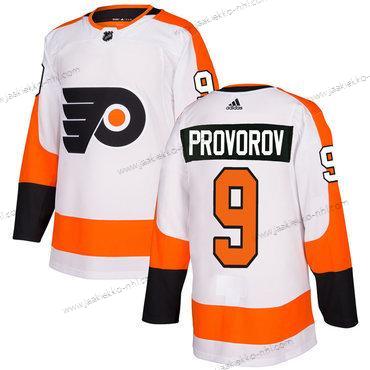 Adidas Miesten Philadelphia Flyers #9 Ivan Provorov Valkoinen Aito Ommeltu NHL Paita