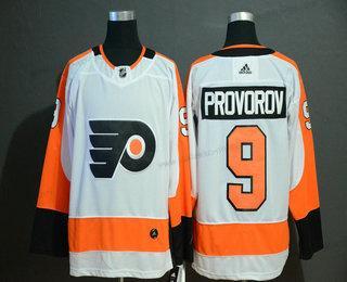 Adidas Miesten Philadelphia Flyers #9 Ivan Provorov Valkoinen Ommeltu NHL Paita