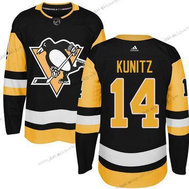 Adidas Miesten Pittsburgh Penguins #14 Chris Kunitz Musta Vaihtopaita Aito Ommeltu NHL Paita