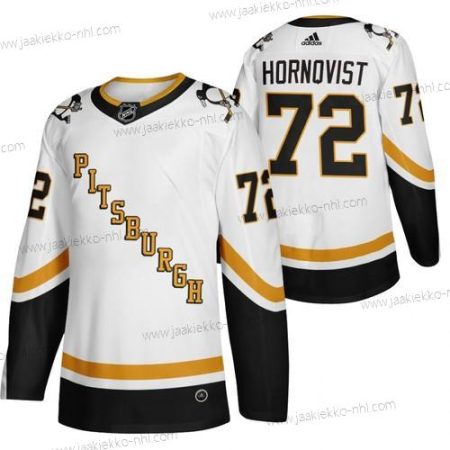 Adidas Miesten Pittsburgh Penguins #72 Patric Hornqvist Valkoinen 2020-21 Käänteinen Retro Vaihtopaita NHL Paita