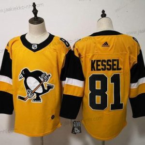 Adidas Miesten Pittsburgh Penguins #81 Phil Kessel Keltainen Vaihtopaita Ommeltu NHL Paita