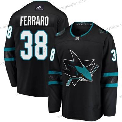 Adidas Miesten San Jose Sharks #38 Mario Ferraro Breakaway Musta Paita