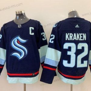 Adidas Miesten Seattle Kraken #32 Kraken Laivastonsininen Sininen Ommeltu NHL Paita