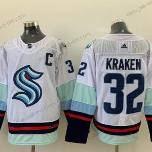 Adidas Miesten Seattle Kraken #32 Kraken Valkoinen Ommeltu NHL Paita