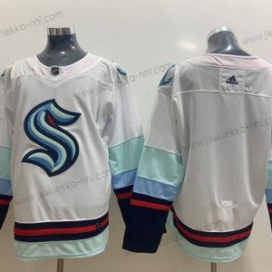 Adidas Miesten Seattle Kraken Tyhjä Valkoinen Ommeltu NHL Paita