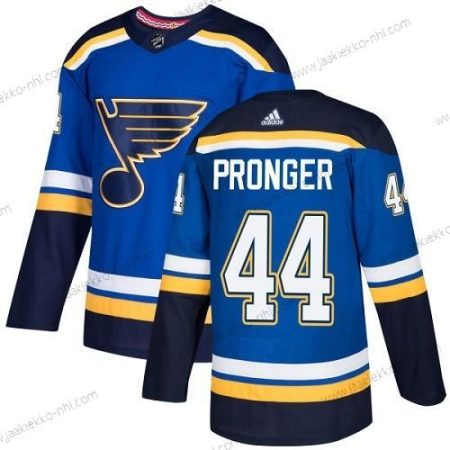 Adidas Miesten St. Louis Blues #44 Chris Pronger Sininen Kotiottelupaita Aito Ommeltu NHL Paita