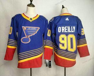 Adidas Miesten St. Louis Blues #90 Ryan O’Reilly Sininen Ommeltu NHL Retro Paita