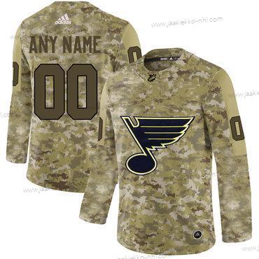 Adidas Miesten St. Louis Blues Mukautettu Maastokuvio Paita