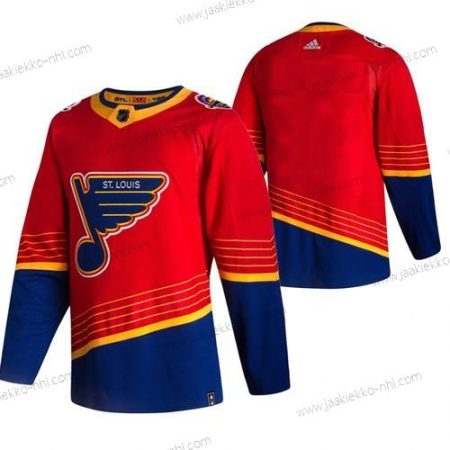 Adidas Miesten St. Louis Blues Tyhjä Punainen 2020-21 Käänteinen Retro Vaihtopaita NHL Paita