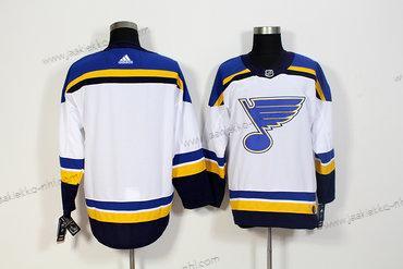 Adidas Miesten St. Louis Blues Tyhjä Valkoinen Paita