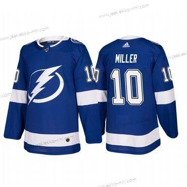 Adidas Miesten Tampa Bay Lightning #10 J.T. Miller Aito Pelaaja Sininen Kotiottelupaita Paita