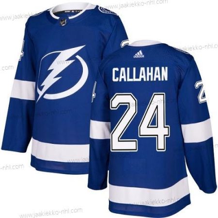 Adidas Miesten Tampa Bay Lightning #24 Ryan Callahan Sininen Kotiottelupaita Aito Ommeltu NHL Paita