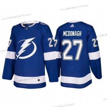 Adidas Miesten Tampa Bay Lightning #27 Ryan Mcdonagh Aito Pelaaja Sininen Kotiottelupaita Paita