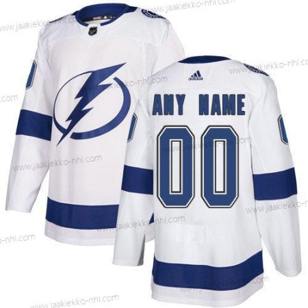 Adidas Miesten Tampa Bay Lightning Mukautettu NHL Aito Valkoinen Paita