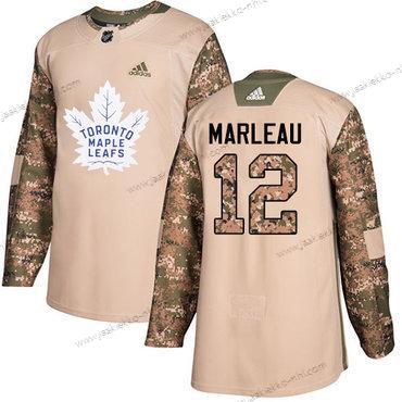 Adidas Miesten Toronto Maple Leafs #12 Patrick Marleau Maastokuvio Aito 2017 Veterans Day Ommeltu NHL Paita