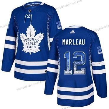 Adidas Miesten Toronto Maple Leafs #12 Patrick Marleau Sininen Kotiottelupaita Aito Ommeltu NHL Paita