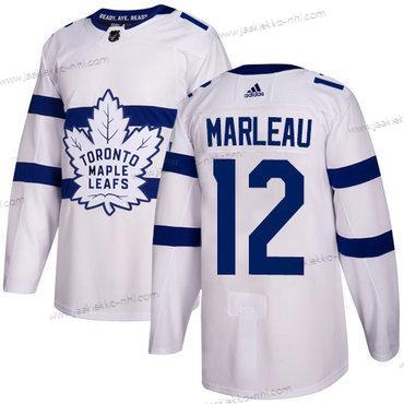 Adidas Miesten Toronto Maple Leafs #12 Patrick Marleau Valkoinen Aito 2018 Stadium Series Ommeltu NHL Paita