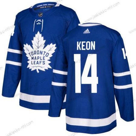 Adidas Miesten Toronto Maple Leafs #14 Dave Keon Sininen Kotiottelupaita Aito Ommeltu NHL Paita