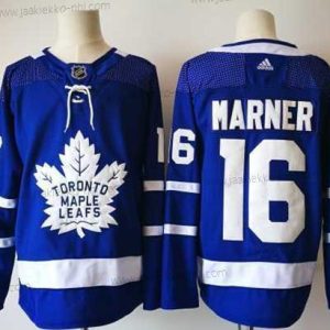 Adidas Miesten Toronto Maple Leafs #16 Mitchell Marner Royal Sininen Kotiottelupaita 2017-2018 Jääkiekko Ommeltu NHL Paita