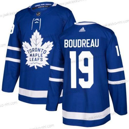 Adidas Miesten Toronto Maple Leafs #19 Bruce Boudreau Sininen Kotiottelupaita Aito Ommeltu NHL Paita