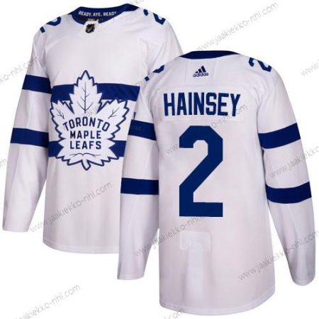 Adidas Miesten Toronto Maple Leafs #2 Ron Hainsey Valkoinen Aito 2018 Stadium Series Ommeltu NHL Paita