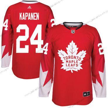 Adidas Miesten Toronto Maple Leafs #24 Kasperi Kapanen Punainen Kanadan maajoukkue Aito Ommeltu NHL Paita