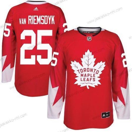 Adidas Miesten Toronto Maple Leafs #25 James Van Riemsdyk Punainen Kanadan maajoukkue Aito Ommeltu NHL Paita