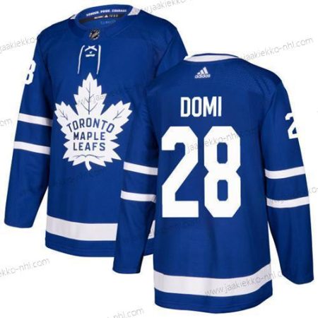 Adidas Miesten Toronto Maple Leafs #28 Tie Domi Sininen Kotiottelupaita Aito Ommeltu NHL Paita