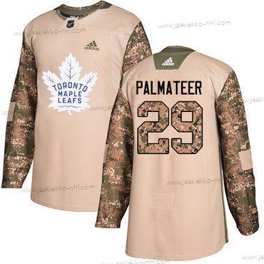 Adidas Miesten Toronto Maple Leafs #29 Mike Palmateer Maastokuvio Aito 2017 Veterans Day Ommeltu NHL Paita