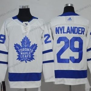 Adidas Miesten Toronto Maple Leafs #29 William Nylander Valkoinen Road Aito Ommeltu NHL Paita