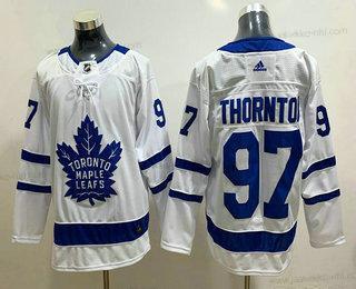 Adidas Miesten Toronto Maple Leafs #34 Joe Thornton Valkoinen Ommeltu NHL Paita