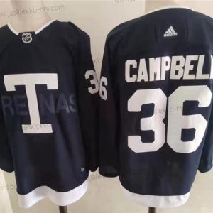 Adidas Miesten Toronto Maple Leafs 36 Jack Campbell Laivastonsininen 2022 NHL Heritage Klassinen Paita