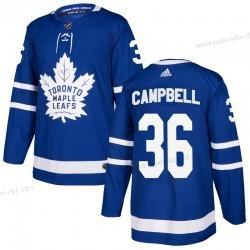 Adidas Miesten Toronto Maple Leafs #36 Jack Campbell Sininen Authentitc Paita