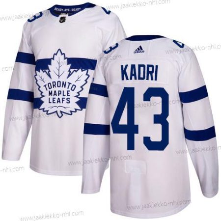 Adidas Miesten Toronto Maple Leafs #43 Nazem Kadri Valkoinen Aito 2018 Stadium Series Ommeltu NHL Paita