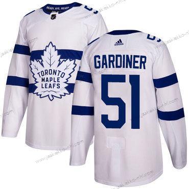 Adidas Miesten Toronto Maple Leafs #51 Jake Gardiner Valkoinen Aito 2018 Stadium Series Ommeltu NHL Paita