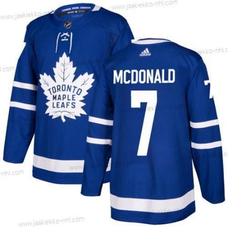 Adidas Miesten Toronto Maple Leafs #7 Lanny Mcdonald Sininen Kotiottelupaita Aito Ommeltu NHL Paita