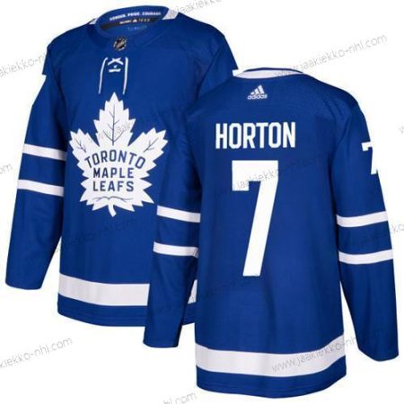 Adidas Miesten Toronto Maple Leafs #7 Tim Horton Sininen Kotiottelupaita Aito Ommeltu NHL Paita