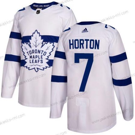 Adidas Miesten Toronto Maple Leafs #7 Tim Horton Valkoinen Aito 2018 Stadium Series Ommeltu NHL Paita