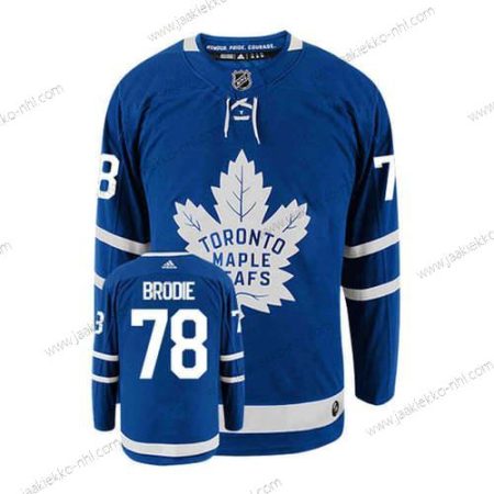 Adidas Miesten Toronto Maple Leafs #78 Tj Brodie Royal Sininen Ommeltu NHL Paita