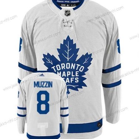 Adidas Miesten Toronto Maple Leafs #8 Jake Muzzin Valkoinen Kolmas paita Aito Paita