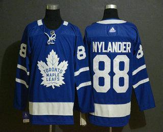 Adidas Miesten Toronto Maple Leafs #88 William Nylander Royal Sininen Ommeltu NHL Paita